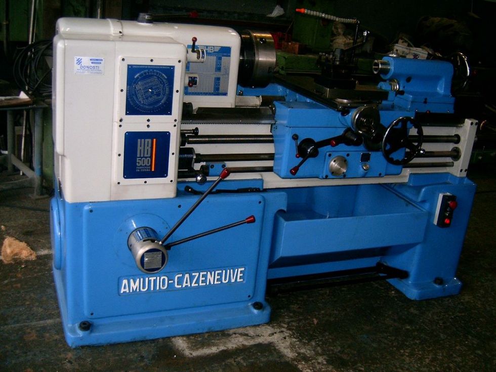 TORNO AMUTIO CAZENEUVE HB500 DE 750-RECONSTRUIDO