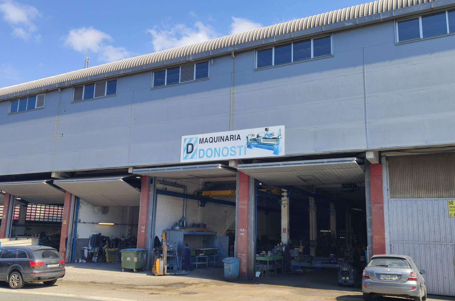 Maquinaria Donosti warehouse in San Sebastian